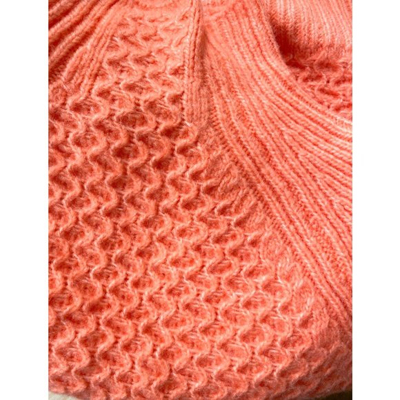 ANTHROPOLOGIE Coral Bia Mock Neck Pullover Wool Blend Tunic Sweater NWT Size S - Picture 7 of 8